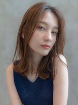 イオ 本厚木(io)&nbsp;20代30代大人かわいいベージュカラー前髪レイヤーカットくびれ