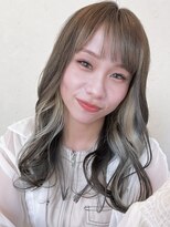 ザブックハンドサロン(The book hand salon)&nbsp;グレージュ×ホワイト×ロング