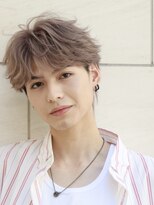 オーシャントーキョー サニー 原宿(OCEAN TOKYO Sunny) オリーブグレージュ韓国ヘアショコラブラウンフェザーパーマ