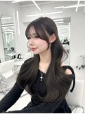 韓国ヘア/韓国スタイル/縮毛矯正/髪質改善/レイヤーカット