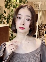 ルル 表参道(lulu.) 黒髪/ボブウルフ/ネビージュ/小顔/ワンレン