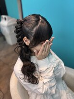 リエラ 新宿(RIERA) 髪りぼんハーフツイン