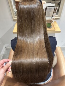 トリート 千葉店(TREAT) ブリーチなしミルクティーベージュ