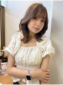 くびれヘア/顔周り/韓国/レイヤーカット/黒髪/ミディアム北千住