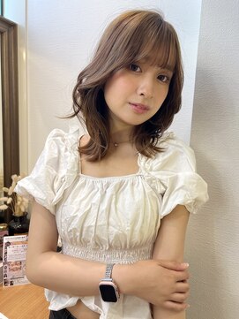 ロンドアベニール 北千住(Lond avenir) くびれヘア/顔周り/韓国/レイヤーカット/黒髪/ミディアム北千住