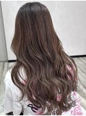レイヤーカットアディクシーカラーオリーブグレージュ韓国風堺東