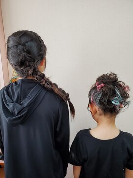 美容室イーナ(e na) お出かけに可愛くセット