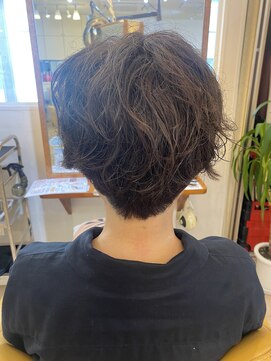 モリオ フロム ロンドン 成増店 【morio成増/一戸】くせ毛ふわふわマッシュショート