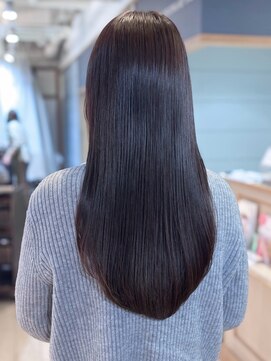 プラグ バイ ネオリーブ(plug by neolive) 暗めカラー×髪質改善[髪質改善/縮毛矯正/韓国]T