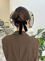 ウノヘアー(UNO HAIR)&nbsp;カチモリヘア／結婚式アレンジヘア／ヘアセット／タイトヘア