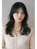 ピズム(PISM) オリーブグレー/小顔レイヤー/レイヤーミディアム