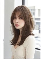 ダル 渋谷/表参道(DAL.)&nbsp;ヘーゼルベージュブラウンローレイヤーミディアムレイヤー