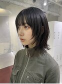 ハンサムショートタッセルボブパーマレイヤーボブハイライト