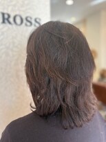 クロス(CROSS) 白髪染め/ひし形/50代・60代/ミセスヘア