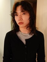 ノラジャーニー(NORA Journey)&nbsp;メンズボブウルフメンズミディアムレイヤーカットメンズウルフ