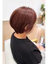 アビエブラン 若江岩田(abije blanc) チェリーブラウンショートボブ【若江岩田】