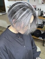 ブレイズヘアー(BLAZEhair)&nbsp;【白髪対策ならコレ】ホワイトバレイヤージュ×ブリーチ３回