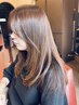 【期間限定】乾燥・ダメージケア♪カット+透明感カラー+1STEPトリートメント