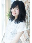 【aL-ter LieN】黒髪でもカジュアルに☆外ハネミディアム　TAKU