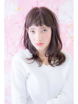 ネオリーブ シュシュ 神保町店(Neolive susu) ふわっと柔らかフェミニンセミロング