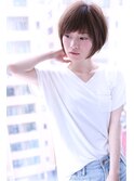 大人かわいい小顔ショートボブ【Cloud zero】