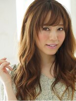 ナオシ 田原台店(nao c)&nbsp;【nao*c生駒】マロンベージュカラー☆ほつれロングウェーブ