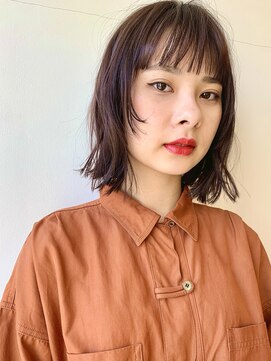 ラパンセヴェール(LA PENSEE VERT) 外ハネボブ♪ゆるめパーマ♪小顔カット