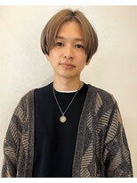 ニコフクオカヘアーメイク(NIKO Fukuoka Hair Make)&nbsp;【NIKO】メンズセンターパートミルクティー