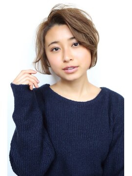エミル 国分寺(emile) 30代女性のひし形ショートボブ【国分寺】