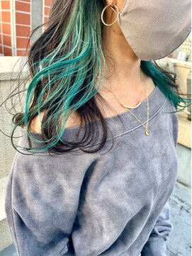 ナンバー デセオ 吉祥寺(N° deseo) 韓国ヘア/マロンベージュ/シースルーバング/くびれミディ