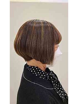 ラシェンテ みのおキューズモール(La Sente) ・くっきりハイライトのデザインカラー