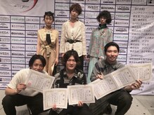 美容師のパーマコンテストにて複数受賞！