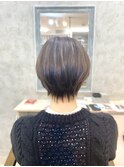 マッシュショート＊オリーブベージュ