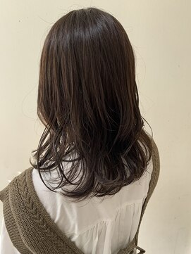 イオエ(ioe) 黒髪/ボブルフ/ネビージュ/小顔/ワンレン/髪質改善/グレージュ