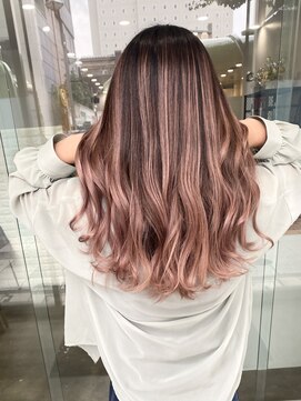 ワンスタイル(One style) 【2ブリーチ】バレイヤージュ＋髪質改善トリートメント