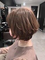 ネオリーブ シュシュ 神保町店(Neolive susu)&nbsp;畠山雄大　ひし形マッシュウルフ・ハイライト白髪ぼかしカラー