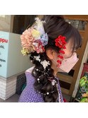 #卒業式 #ヘアセット #着付け
