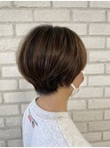 丸みショートボブ
