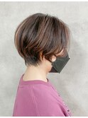 ショート#小田急相模原#髪質改善#メテオカラー#白髪ぼかし
