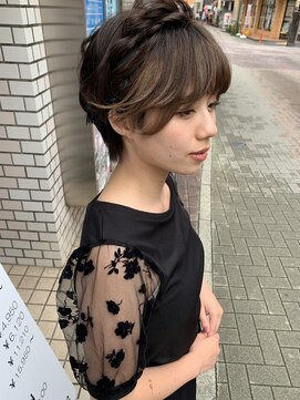 カノア(CANNOA.) ショート編みこみアレンジ