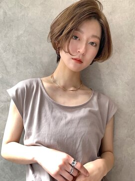 アンド ストーリーズ(&STORIES) 大人可愛い小顔ひし形クビレ丸み/20代/30代/40代/ショート/ボブ