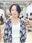 ニュアンスショート×フェイスフレーミング