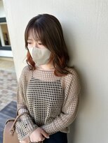 デレディールフィデル(DERE-DIR fidele)&nbsp;オレンジ★インナーカラー