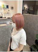 ペールピンク+髪質改善トリートメント