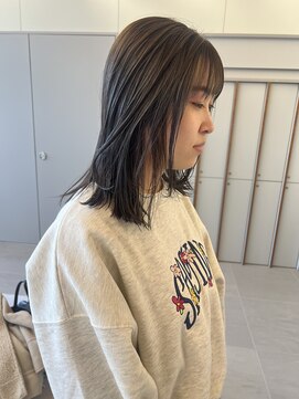 ローレンアオ(LOREN AO) ダブルカラー/ベージュカラー/オリーブ/マロンベージュ/