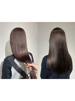 カラーリングやブリーチで傷んだ髪の救世主☆大人気『髪質改善、Xトリートメント』導入サロン！[髪質改善]