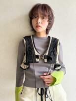 エン(en,)&nbsp;マッシュショート/ウルフレイヤー/パープルカラー/透明感カラー