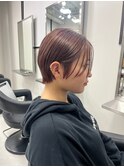 6718似合わショートウェットスタイルカイスレッドウザバング