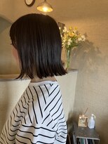 ワンネスヘアーサロン(oneness hair salon)&nbsp;切りっぱなし外はねボブ
