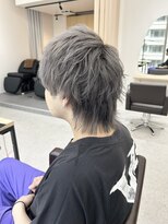 ユウル 横浜(juhl.)&nbsp;シースルーウルフレイヤーラフショートブリーチ＆ダブルカラー